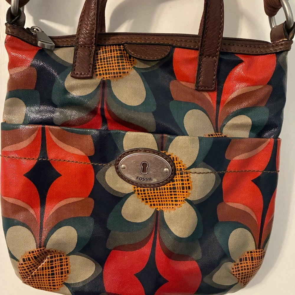 Fossil Keyper Crossbody Coated Canvas Bag - Picture 4 of 10